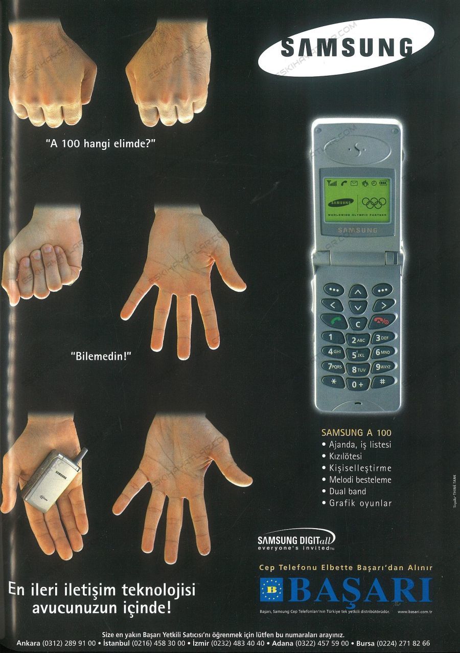 0157-samsung-a-100-reklami-1999-basari-elektronik