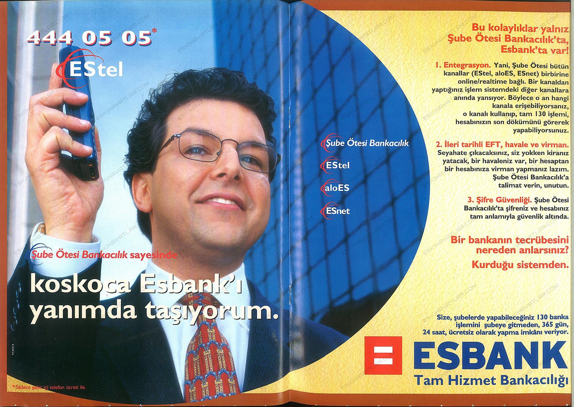 0143-esbank-reklami-1999-estel-ericsson-wap-bankacilik-reklamlari